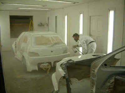 Being painted for Donny