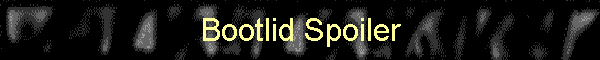 Bootlid Spoiler